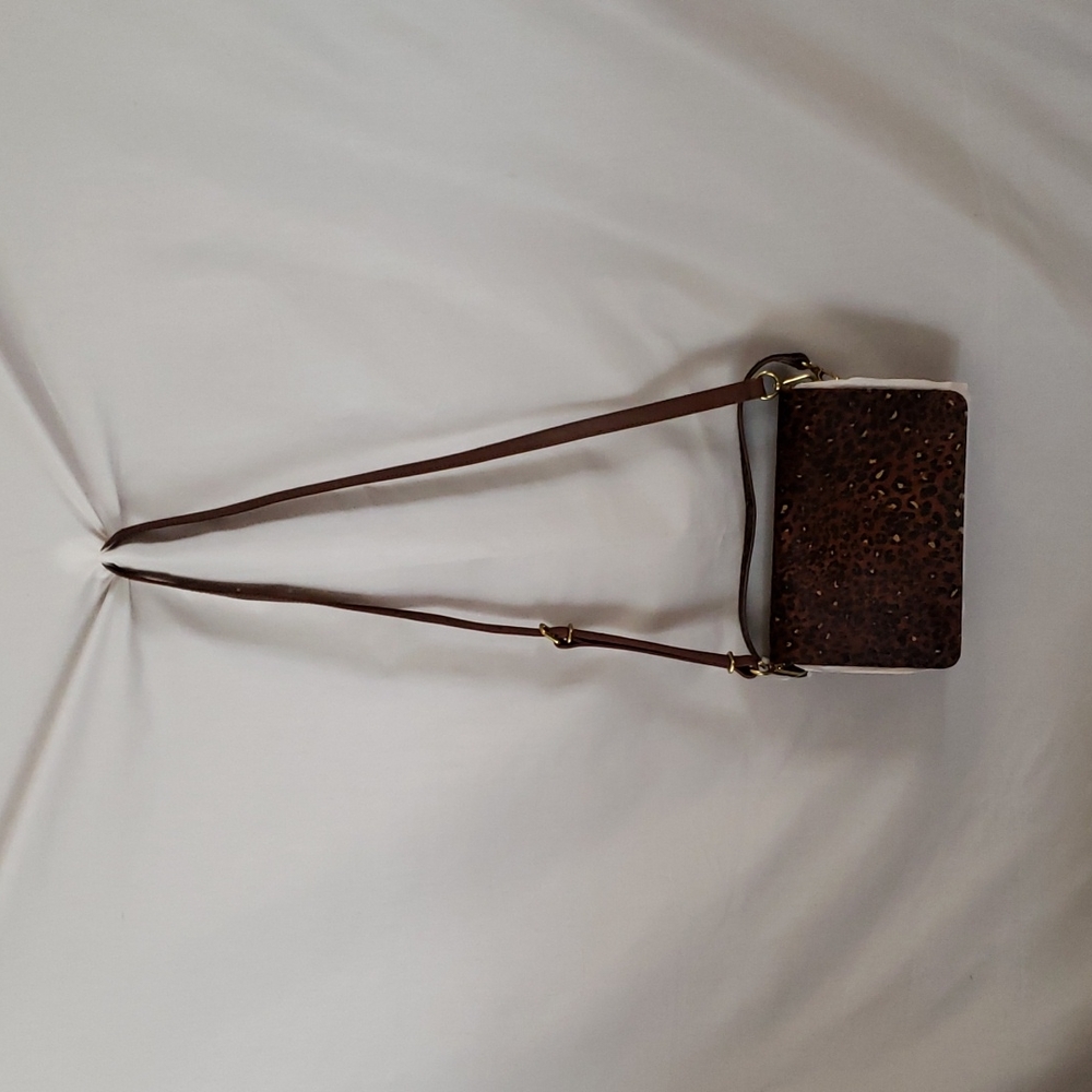 NEW Madewell Flap Convertible Crossbody Genuine Calf Hair Edition